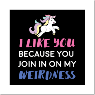 Funny Unicorn quotes Posters and Art